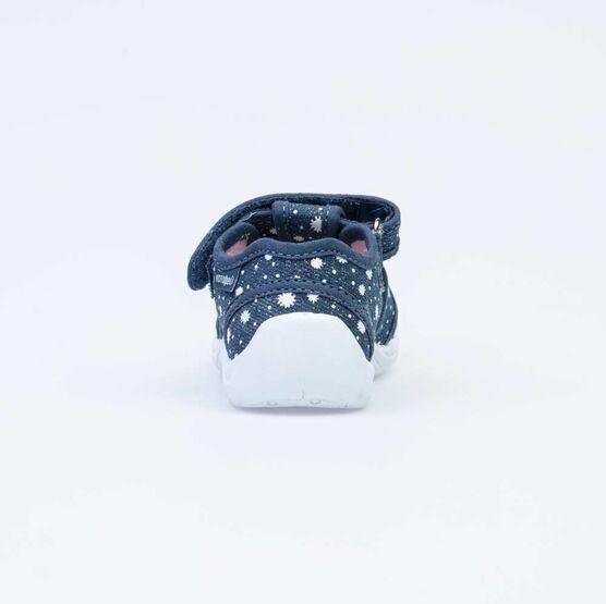 221093-11 Босоножки текстильные для девочки голубой фото №5