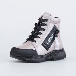 752246-41 Зимние ботинки подростковые сиреневый для девочки сиреневый