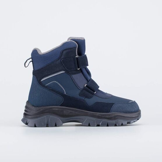 754076-41 Подростковые зимние ботинки для мальчики т.син фото №2