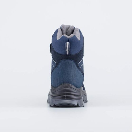 754076-41 Подростковые зимние ботинки для мальчики т.син фото №5