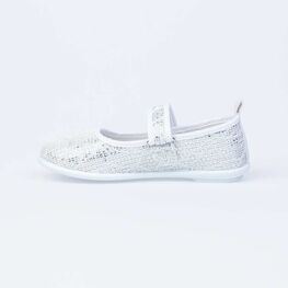 531042-73 Текстильная обувь для девочки белый фото №2