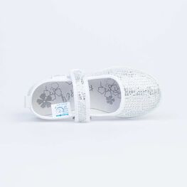 531042-73 Текстильная обувь для девочки белый фото №4