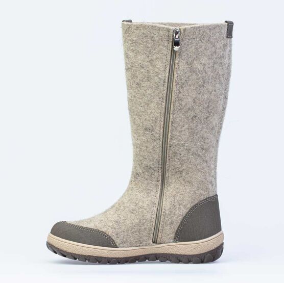 867094-01 Валенки на молнии Снегирь белый для девочки серый фото №2