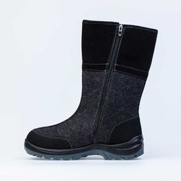 967049-41 Валенки мужские на молнии Хантер суперутепленные для мальчики темно-серый фото №2