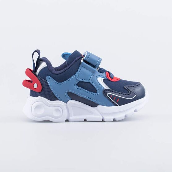 144209-72 Кроссовки с LED и Softshell для мальчики син-гол фото №2