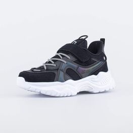 644384-71 Кроссовки со светоотражающими элементами для мальчики черный