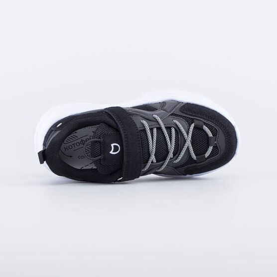 644384-71 Кроссовки со светоотражающими элементами для мальчики черный фото №4