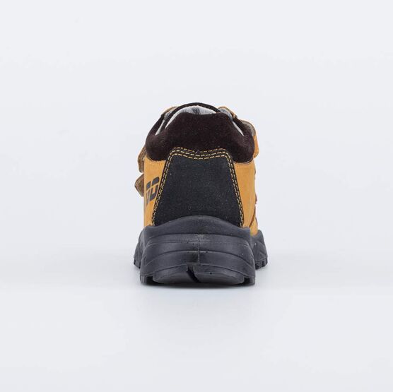 352352-24 Кожаные ботинки на липучках Lets GO для мальчики коричневый фото №5