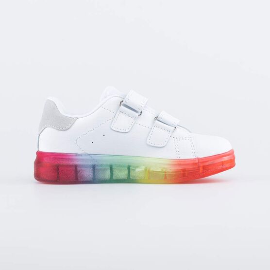 532273-71 Кожаные полуботинки для девочки белый фото №2