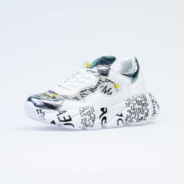 744156-71 Кроссовки для девочки бел-цве