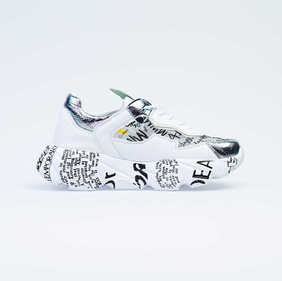 744156-71 Кроссовки для девочки бел-цве фото №2