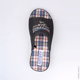 731012-11 Тапочки серые для мальчики серый фото №4