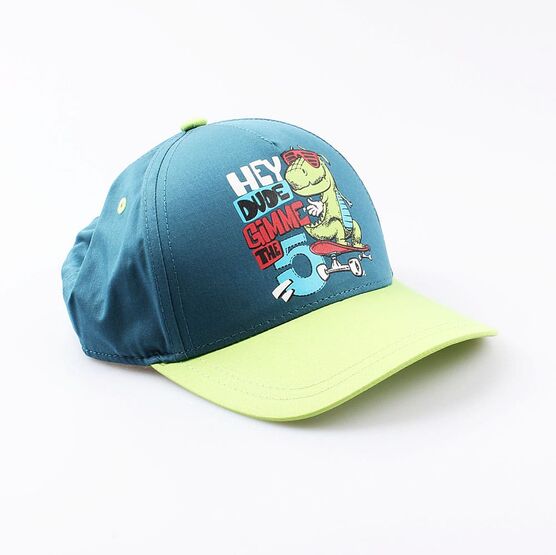 07711204-40 Бейсболка для мальчика зеленая для мальчики разноцветный