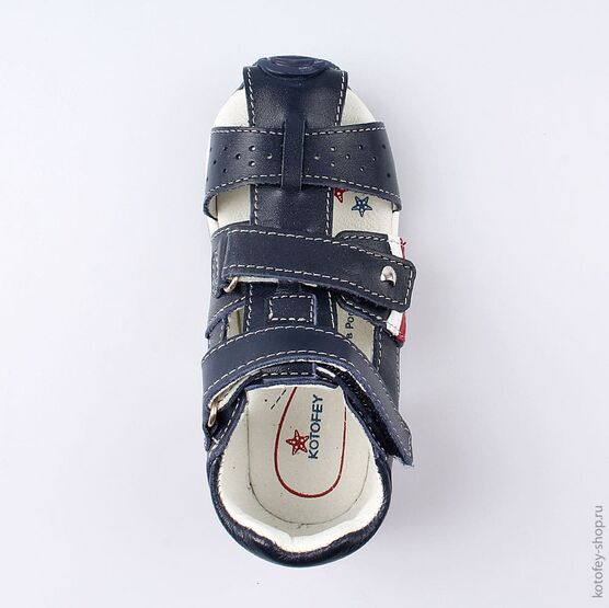 322096-23 Сандалии для мальчики светло-синий фото №4