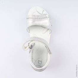 522146-21 Босоножки для девочки для девочки серебрист. фото №4