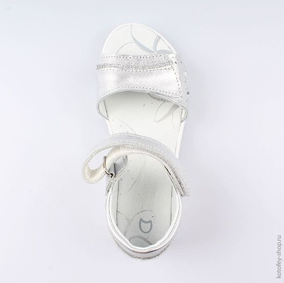 522146-21 Босоножки для девочки для девочки серебрист. фото №4