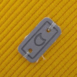 07711646-40 Шапка детская с завязками желтый для мальчики желтый фото №3