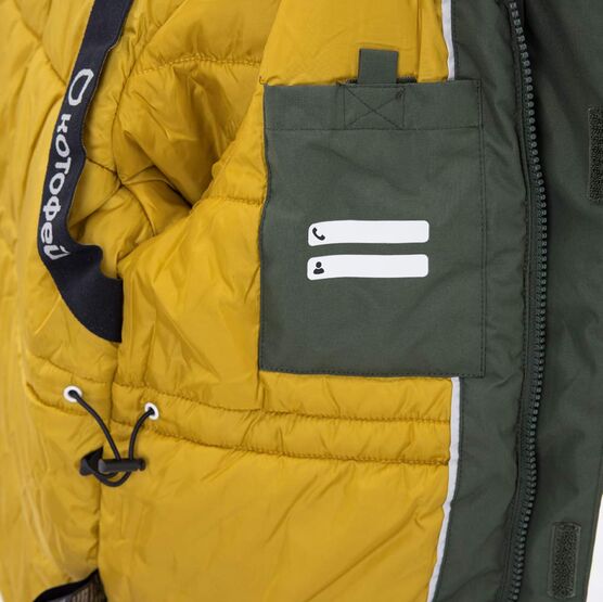 07757030-40 Зимняя куртка-парка оливковый для мальчики оливковый фото №5