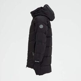 07858011-41 Пальто-пуховик для девочки черный для девочки черный фото №2