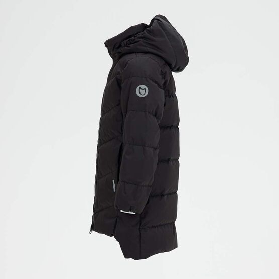 07858011-41 Пальто-пуховик для девочки черный для девочки черный фото №2