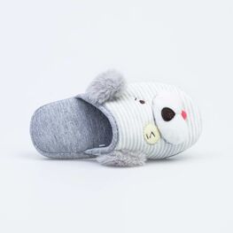 531212-12 Тапочки для мальчики серый фото №4