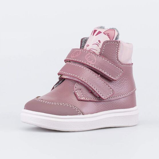 152319-33 Утепленные ботинки Котенок для девочки розовый