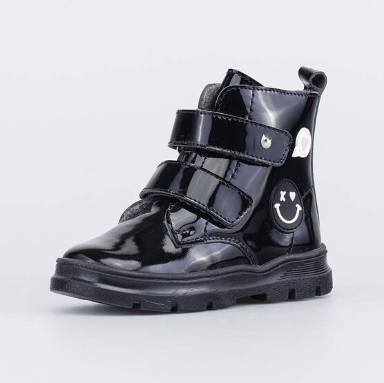 152350-31 Утепленные ботинки для девочки для девочки черный
