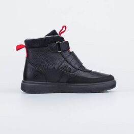 752221-32 Утепленные ботинки для подростка Приключения черный для мальчики черный фото №2