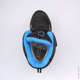 654934-42 Мембранные ботинки для мальчики чер-син фото №4