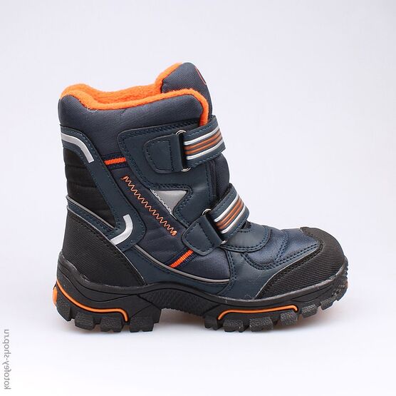 654935-41 Мембранные ботинки для мальчики син-ора фото №2