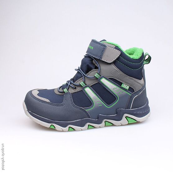 654938-41 Мембранные ботинки для мальчики син-зел