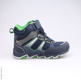 654938-41 Мембранные ботинки для мальчики син-зел фото №2