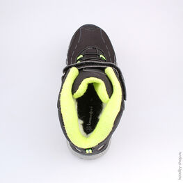 654939-41 Мембранные ботинки для мальчики чер-сал фото №4