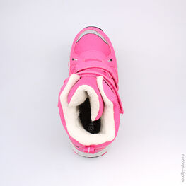 654941-42 Мембранные ботинки для девочки розовый фото №4