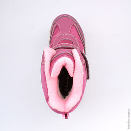 654942-41 Мембранные ботинки для девочки бор-роз фото №4