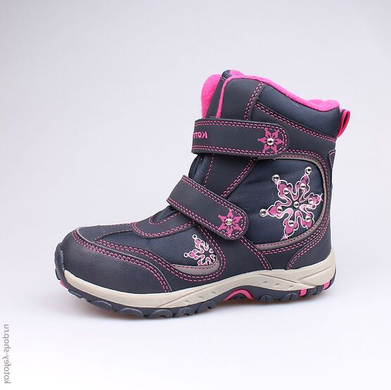 654942-42 Мембранные ботинки для девочки син-фук