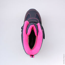 654942-42 Мембранные ботинки для девочки син-фук фото №4