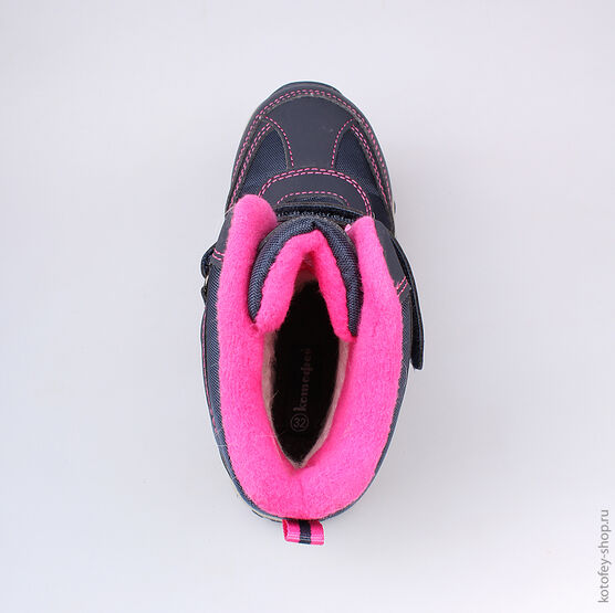 654942-42 Мембранные ботинки для девочки син-фук фото №4