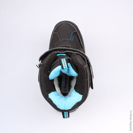 654943-41 Мембранные ботинки для мальчики чер-син фото №4