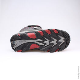 654943-42 Мембранные ботинки для мальчики сер-кра фото №3