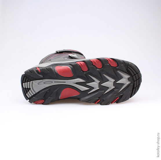 654943-42 Мембранные ботинки для мальчики сер-кра фото №3