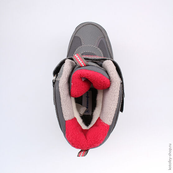 654943-42 Мембранные ботинки для мальчики сер-кра фото №4