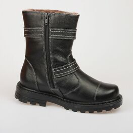 662044-51 Сапожки для мальчики черный фото №2