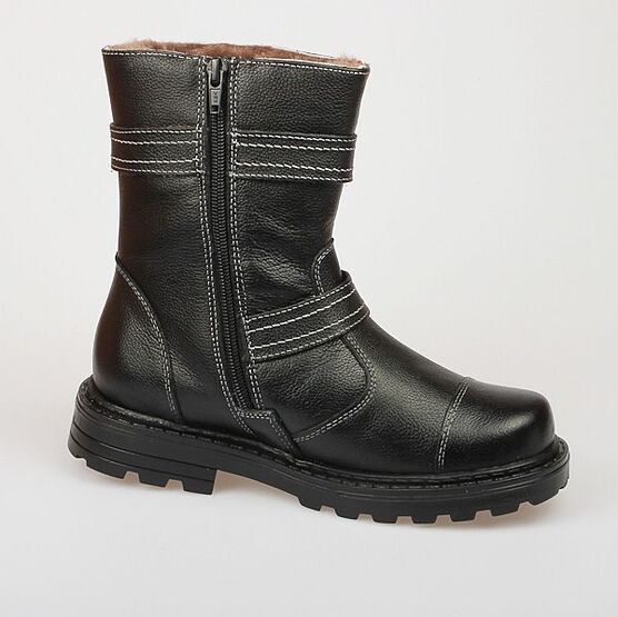 662044-51 Сапожки для мальчики черный фото №2