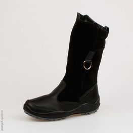 662103-52 Сапожки для девочки черный