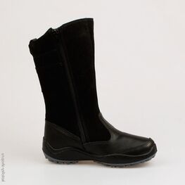 662103-52 Сапожки для девочки черный фото №2