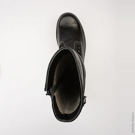 662110-32 Сапожки для девочки черный фото №4