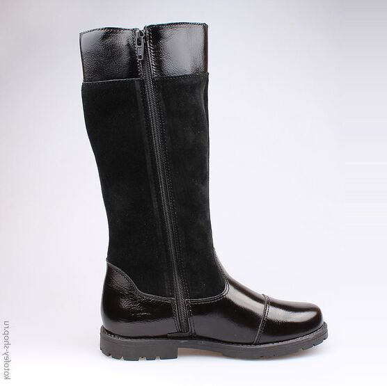 662116-31 Сапожки для девочки черный фото №2