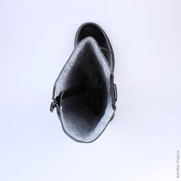 662116-31 Сапожки для девочки черный фото №4