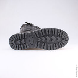 662117-51 Сапожки для девочки черный фото №3